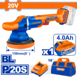 WHL2B151 (Wadfow Cordless polisher 20V 6" + Battery - P1C4)