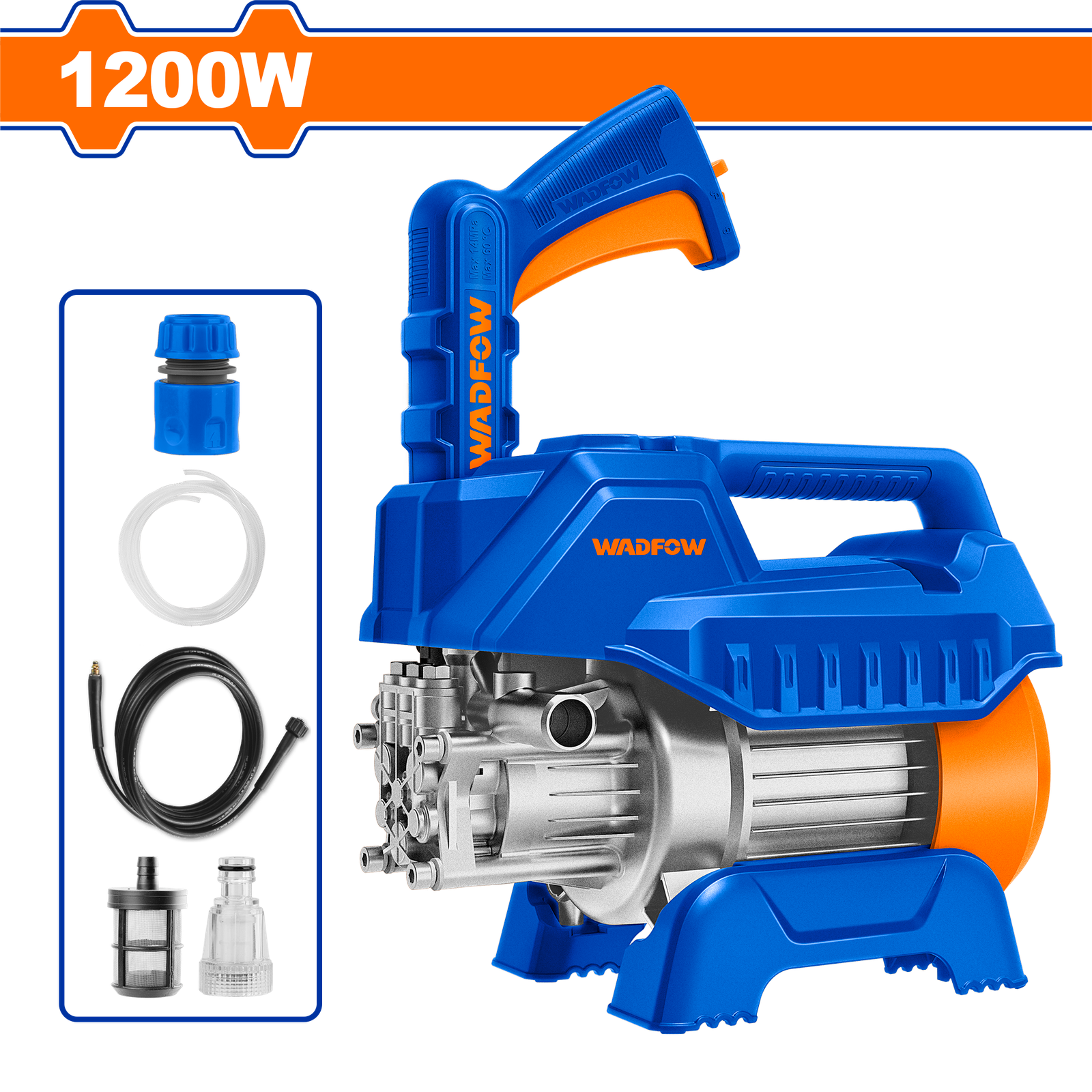 WHP1A12.png WHP1A12 (Wadfow High pressure washer 1200W - C1) - Image 1