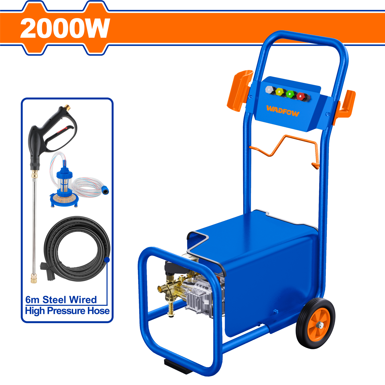 WHP2A01.png WHP2A01 (Wadfow High pressure washer for commercial use 2000w - C1) - Image 1