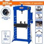 WHQ2A20 (Wadfow Hydraulic shop press 20Ton - C0.5)
