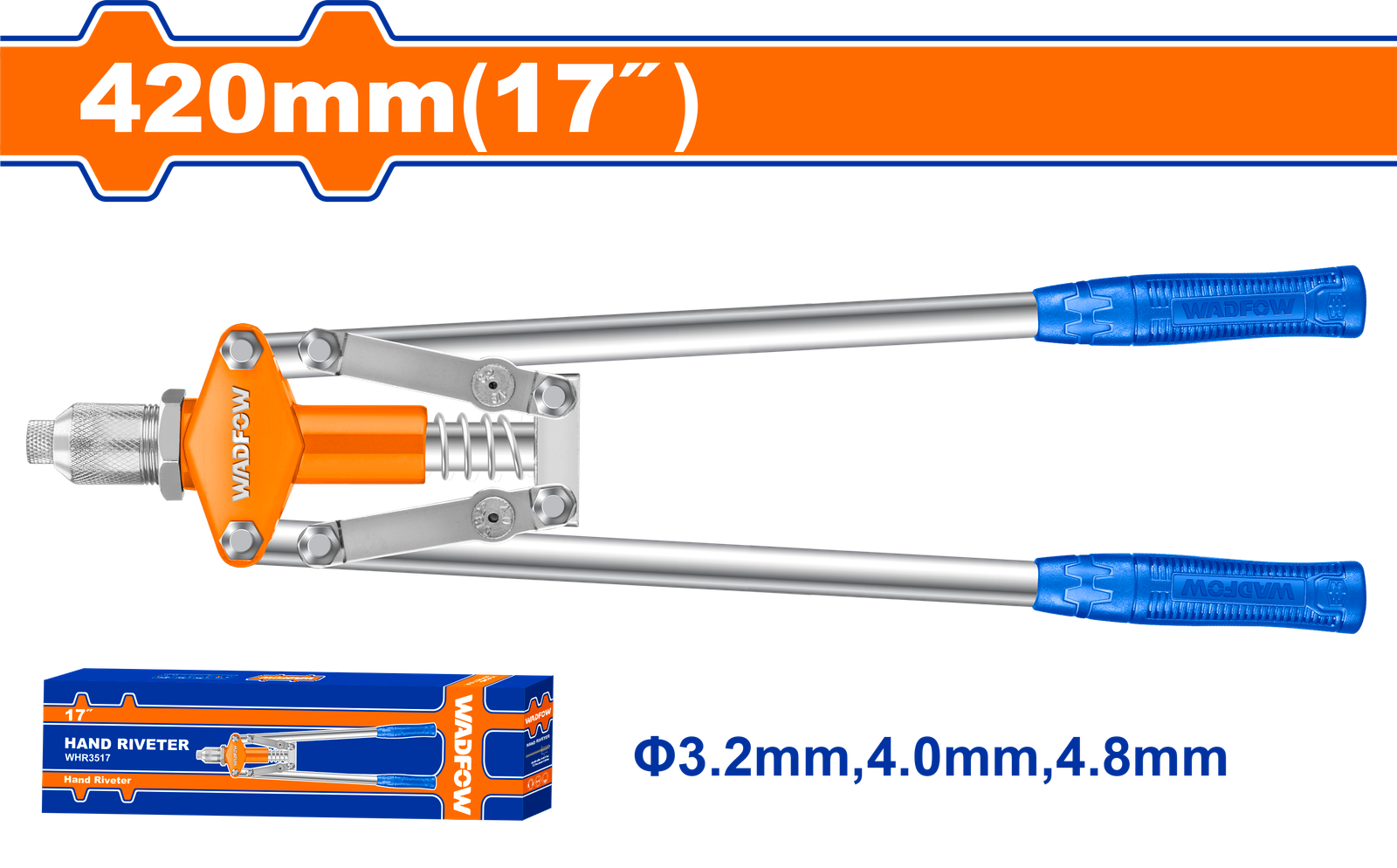 WHR3517.png WHR3517 (Wadfow Hand riveter 17" - P1C20) - Image 1