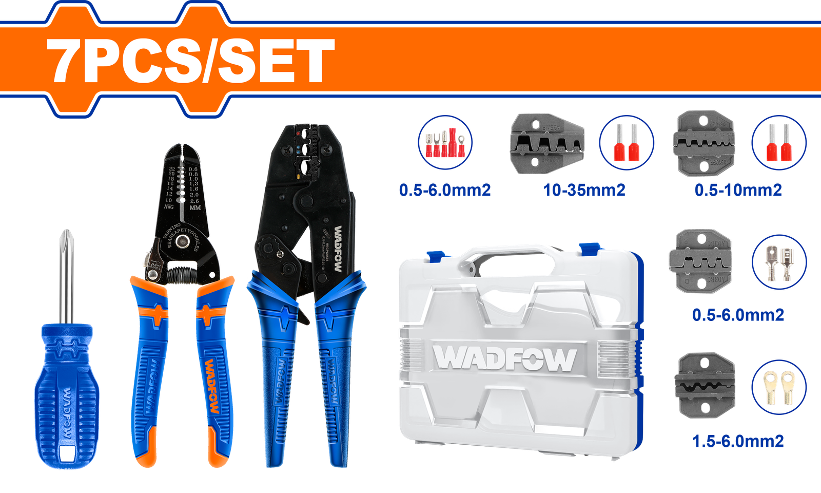 WHS1B07.png WHS1B07 (Wadfow Crimping pliers set - P5C10) - Image 1