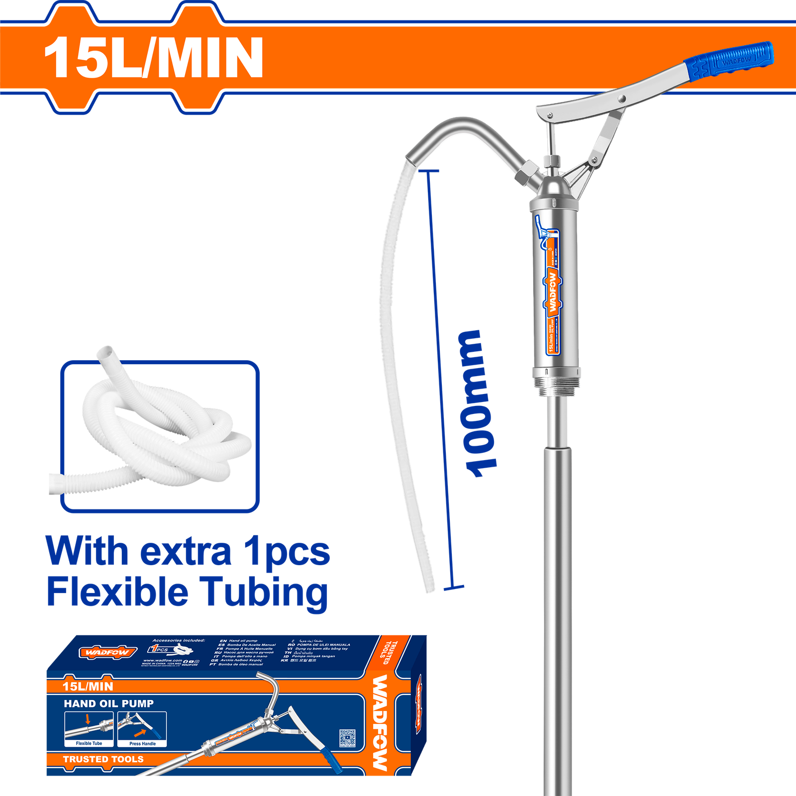 WHY2515.png WHY2515 (Wadfow Hand oil pump 15L/min 127cm - P1C10) - Image 1
