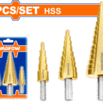 WJD3401 (Wadfow 3 Pcs step drill bit set - C40)