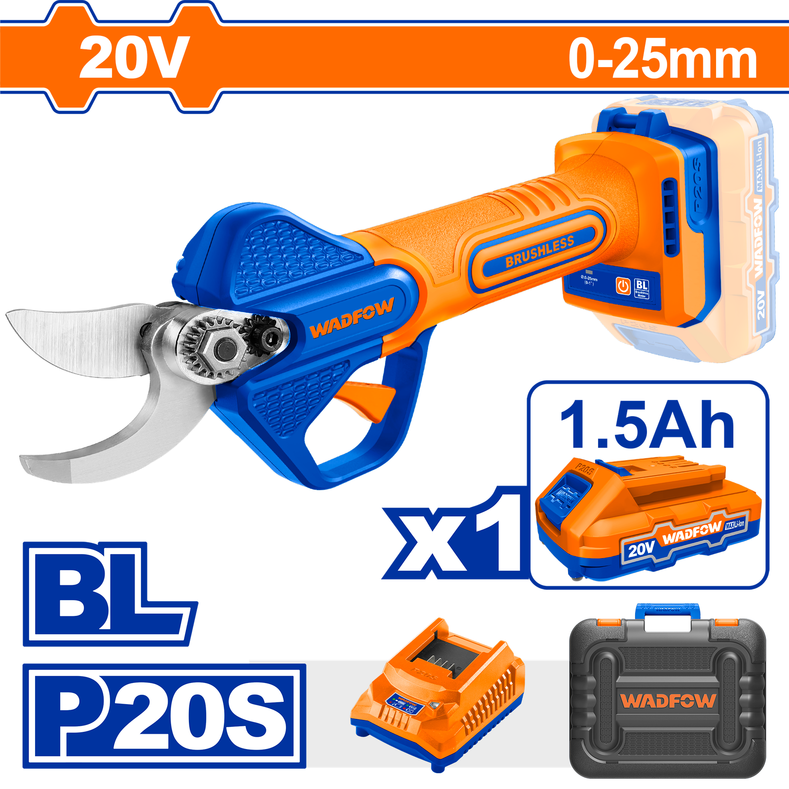 WJFPB25.png WJFPB25 (Wadfow Cordless gauge straight shear 20V - P1C6) - Image 1