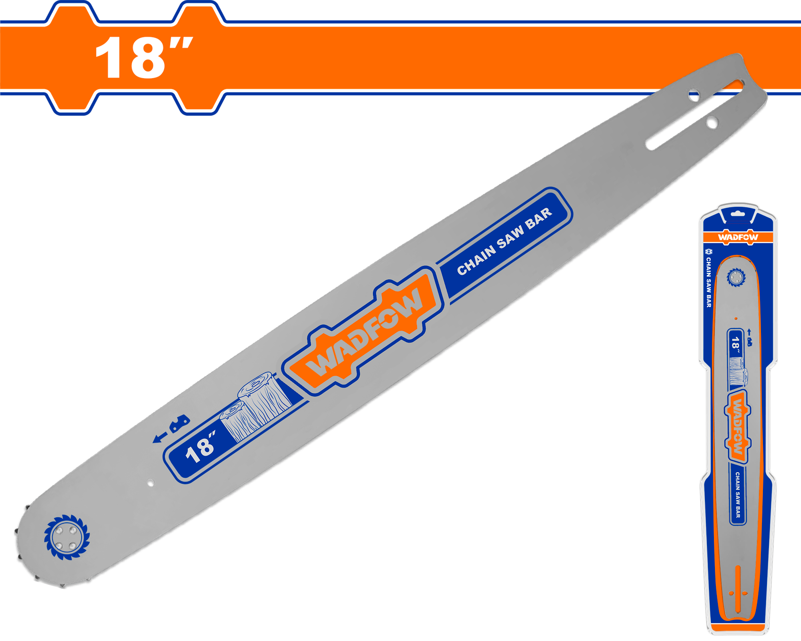 WJH1418.png WJH1418 (Wadfow Chain saw bar 18" - C25) - Image 1
