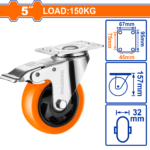 WJL2353 (Wadfow Caster Wheel 5" Swivel with Brake - P1C25)