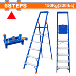 WLD1H06 (Wadfow Steel and Aluminium Ladder 6 Step)