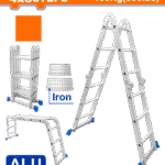WLD7H43 (Wadfow Multi-purpose aluminum ladder 4x3 - C1)