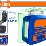 WLE2M05 (Wadfow Self-leveling line laser Green laser beams + bracket - P1C20)