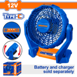 WLF1507 (Wadfow Cordless fan 12V - P1C10)