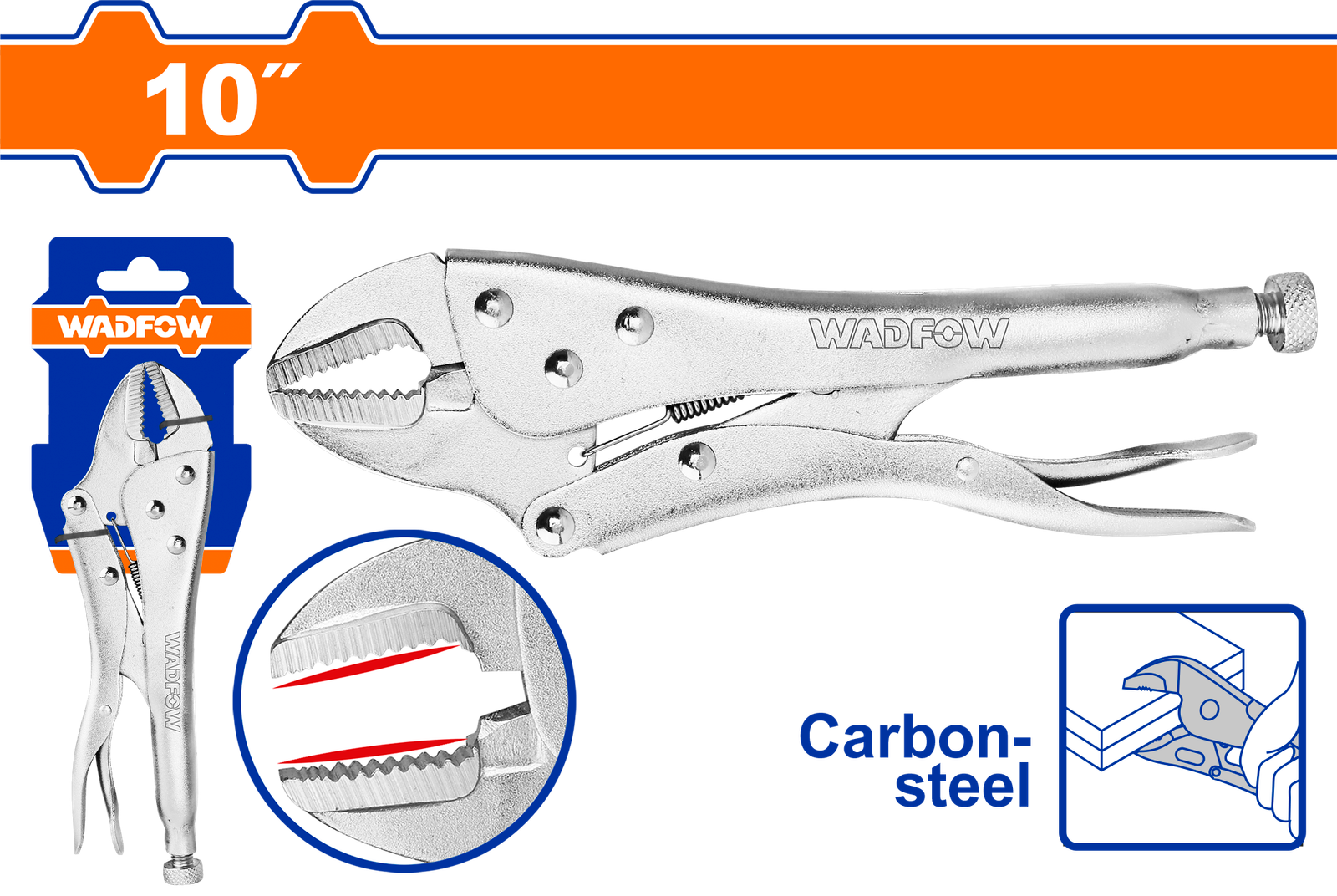 WLP2C10.png WLP2C10 (Wadfow Straight jaw plier 10" - P10C40) - Image 1