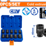 WMS1D01 (Wadfow 10 Pcs 1/2" impact socket set - P1C16)
