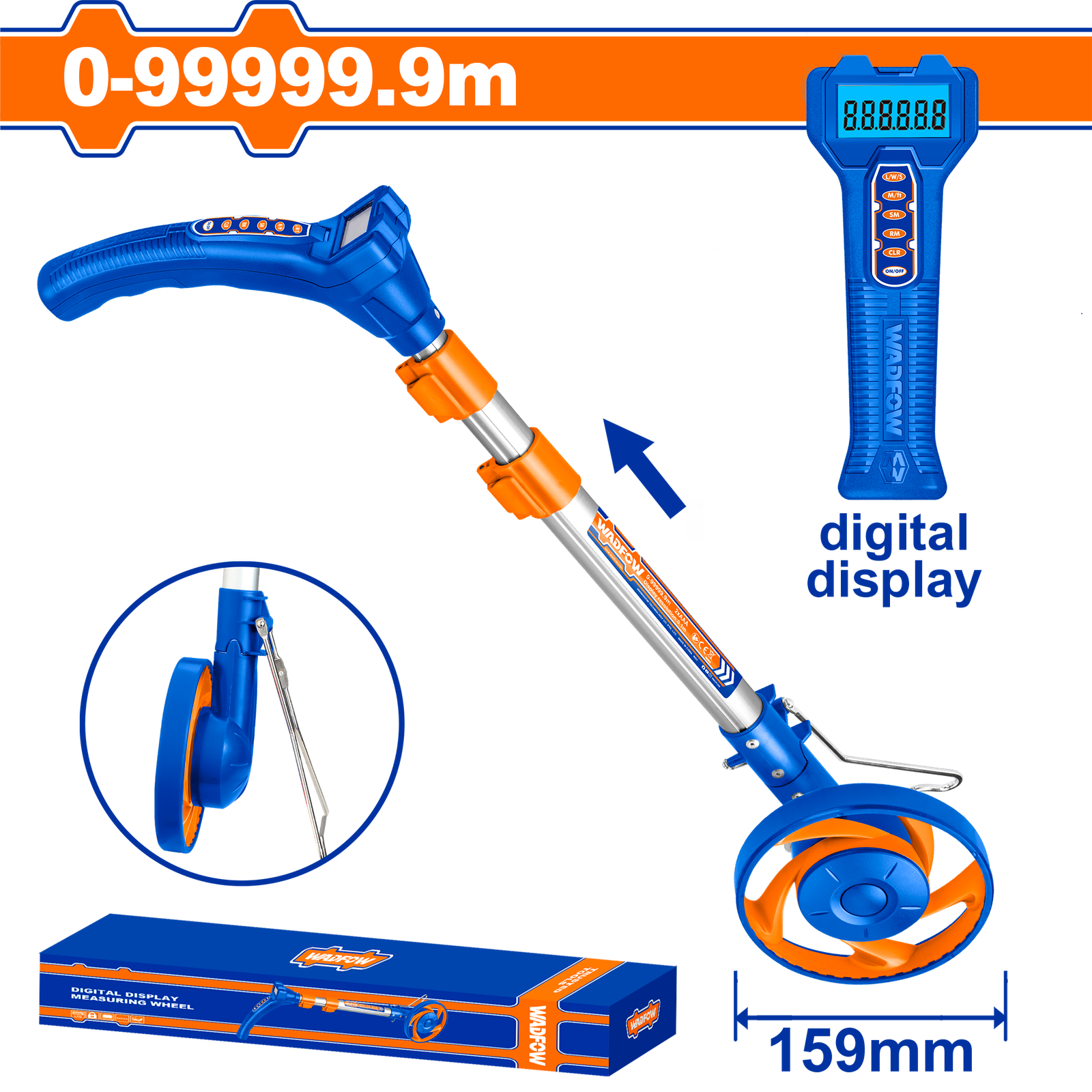 WMW2523-1.png WMW2523 (Wadfow Digital display measuring wheel - C6) - Image 1