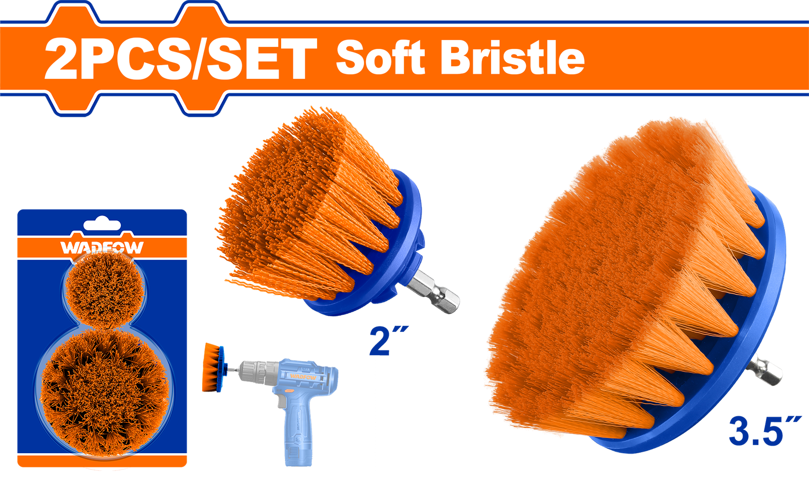 WND1401.png WND1401 (Wadfow 2 Pcs Soft bristle brush set - C32) - Image 1