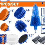 WND5515 (Wadfow 11 Pcs Cleaning brush set for car - P1C6)