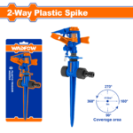 WNE3E34 (Wadfow Plastic auto gear sprinkler 2-Way - P1C24)