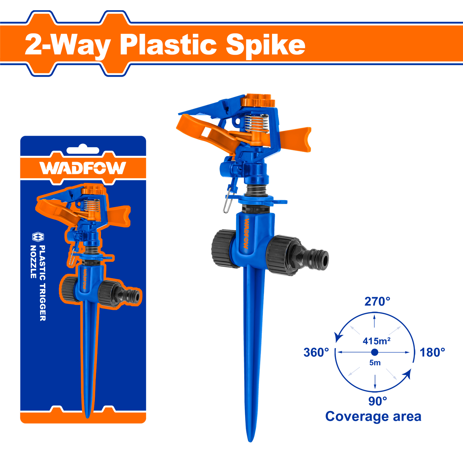 WNE3E34.png WNE3E34 (Wadfow Plastic auto gear sprinkler 2-Way - P1C24) - Image 1