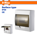 WNJA508A (Wadfow Distribution Surface box 8 way - P1C20)