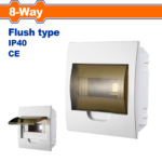 WNJA508B (Wadfow Distribution Flush box 8 way - P1C20)