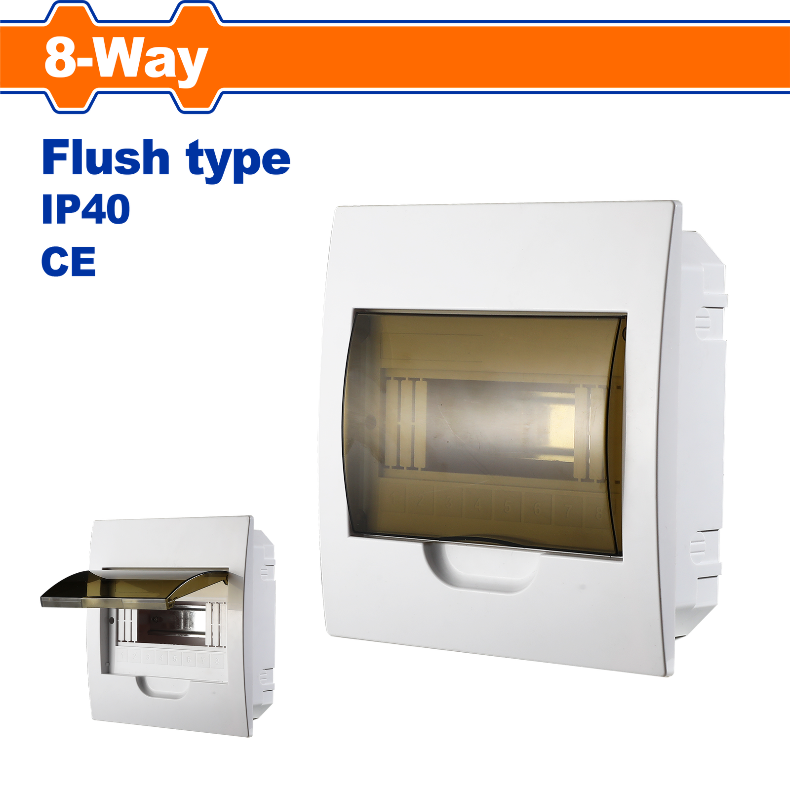WNJA508B.png WNJA508B (Wadfow Distribution Flush box 8 way - P1C20) - Image 1