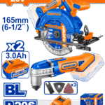 WOS240981 (Wadfow Cordless circular saw + cordless multi-tool Combo Set - P1C2)
