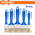 WPB1952 (Wadfow 5 Pcs Paint brush set plastic handle-C48P12)