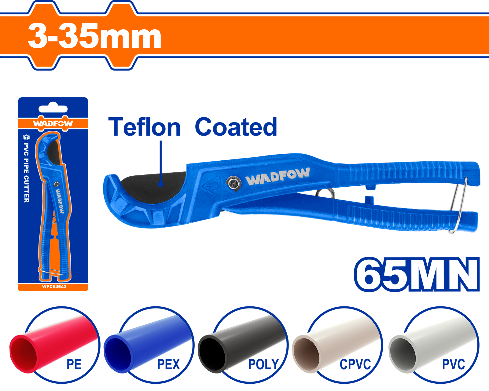 WPC54636.png WPC54636 (Wadfow PVC pipe cutter 207mm - P12C72) - Image 1