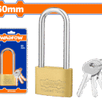WPD2460 (Wadfow Long shackle brass padlock 60mm - P6C36)