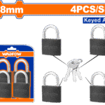 WPD5444 (Wadfow 4Pcs key-alike Iron padlock set 38mm - P6C36)