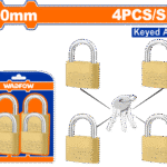 WPDT444 (Wadfow 4 Pcs key alike brass padlock set 40mm - P6C36)