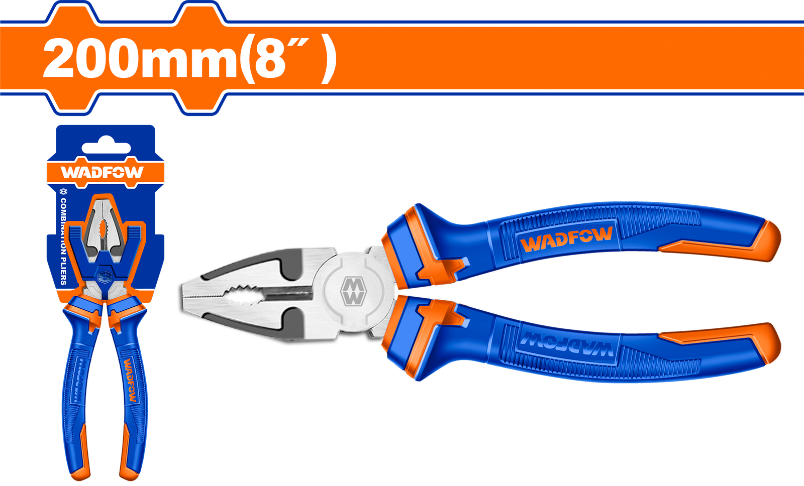 WPL1C08-1.png WPL1C08 (Wadfow Combination pliers 8" - C6) - Image 1