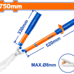 WPR1E90 (Wadfow Telescopic hedge shear 550-750mm - C12)