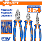 WPS0613 (Wadfow 3 Pcs high leverage pliers set - P5C20)