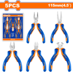 WPS1615 (Wadfow 5 Pcs mini pliers set 4.5" - P5C30)