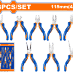 WPS1618 (Wadfow 8 Pcs Mini pliers set 4.5" - P5C20)