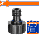 WQC8E34 (Wadfow Plastic hose connector 0.75" - P1C80)