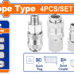 WQP4670 (Wadfow 4 Pcs air coupler and plug set 0.25" - P30C120)