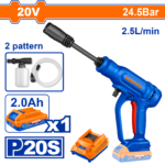 WQX01203 (Wadfow Cordless pressure washer 20v - C6)
