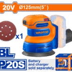 WRAP5030 (Wadfow Cordless random orbit sander 20V 5" - P1C8)