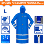 WRC400L (Wadfow Rain coat with reflective strip L - P1C20)