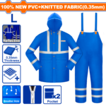 WRC500L (Wadfow Rain suit L with reflective strip - P1C20)
