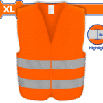 WRV2801 (Wadfow Reflection vest Orange - C50)