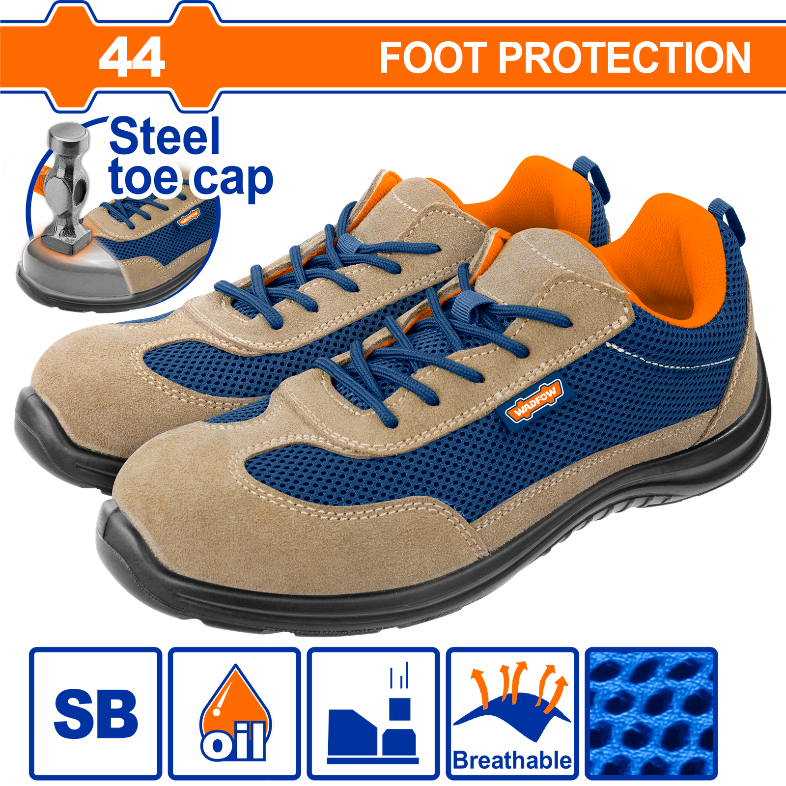 WSB2544.png WSB2544 (Wadfow Safety boots 44 - C6) - Image 1