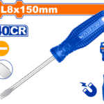 WSD3286 (Wadfow Slotted screwdriver 8x150mm 40Cr - P12C144)
