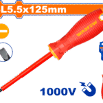 WSD7255 (Wadfow Insulated screwdriver SL5.5 125mm - P12C240)