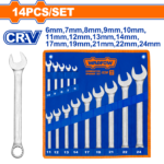 WSP1M24 (Wadfow 14 Pcs Combination spanner set 6-24mm - P1C10)