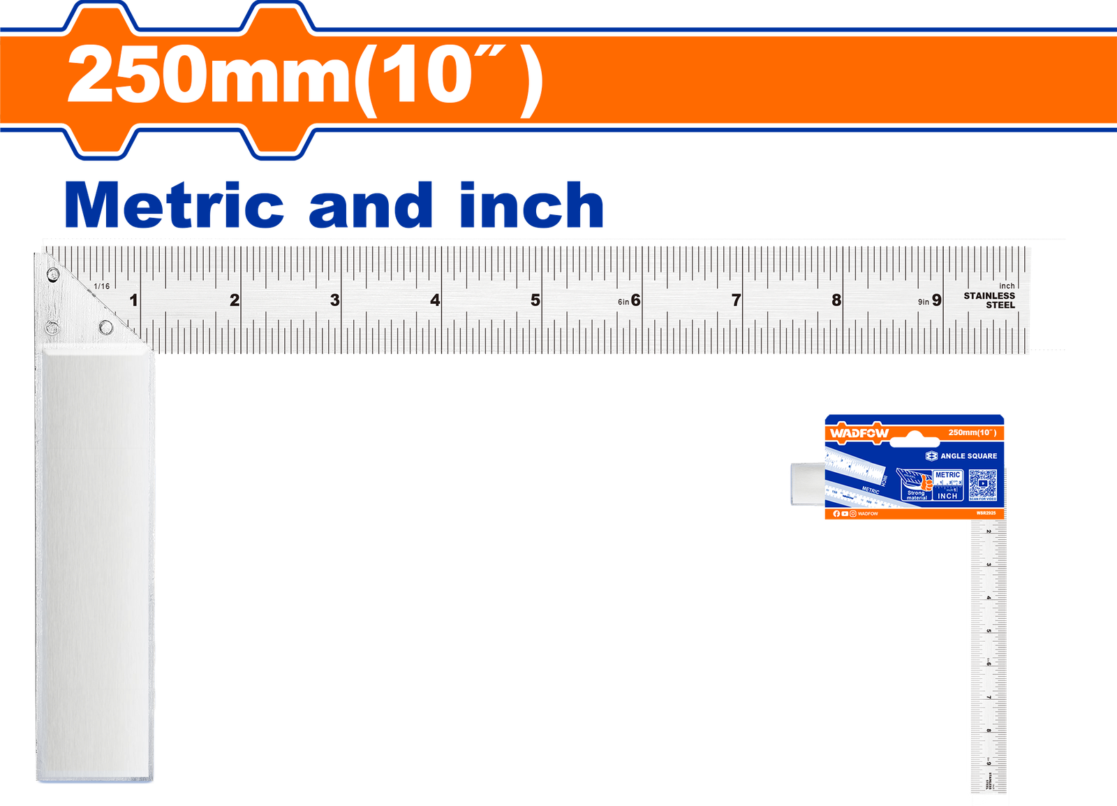 WSR2925.png WSR2925 (Wadfow Angle square 10" - P6C60) - Image 1