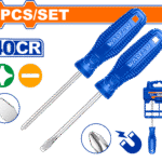 WSS2302 (Wadfow 2 Pcs screwdriver set plastic handle - C80)