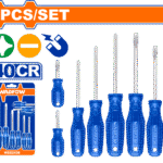 WSS2408 (Wadfow 8 Pcs screwdriver set - P6C36)